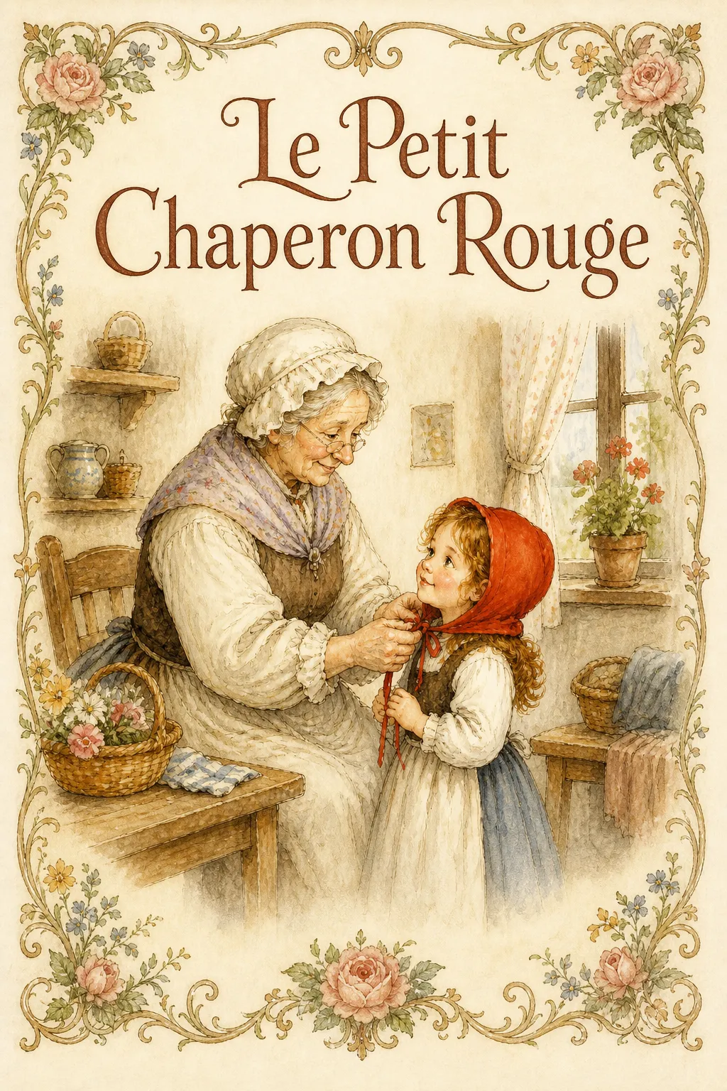 Little Red Riding Hood in French — illustrated graded reader cover