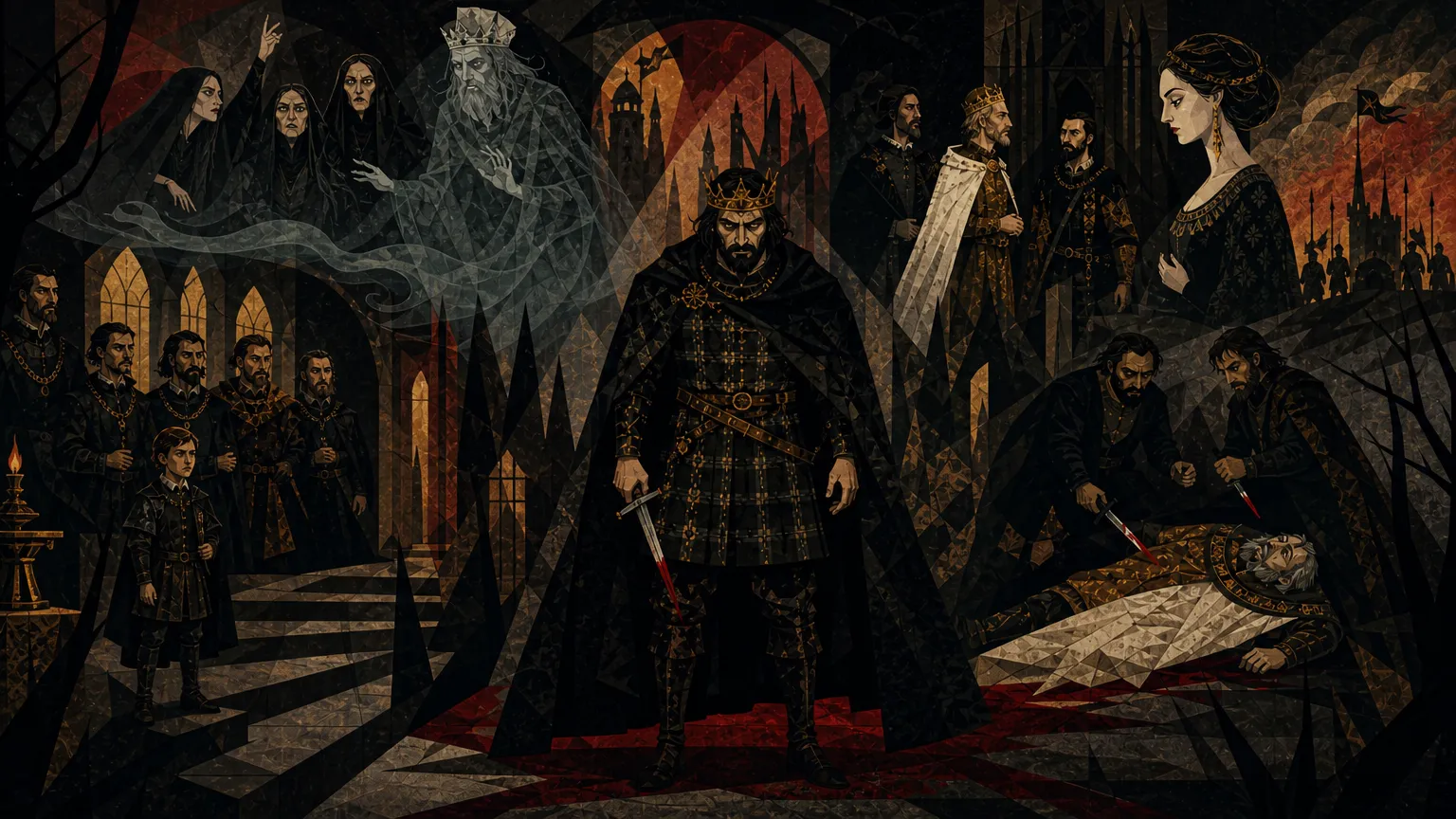 Macbeth — Macbeth in English, illustrated graded reader